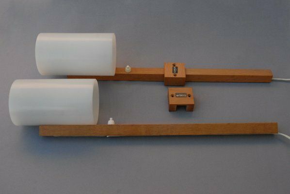 photo for sale Wall Lights By Uno & östen Kristiansson For Luxus Vittsjö, Sweden, 1960s, Set Of 2