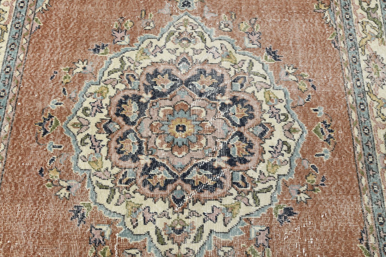 163x268 Cm Turkish Area Rug, Vintage Rugs, Oushak Carpet, Living Room, Handmade Floor, Washable, photo buy