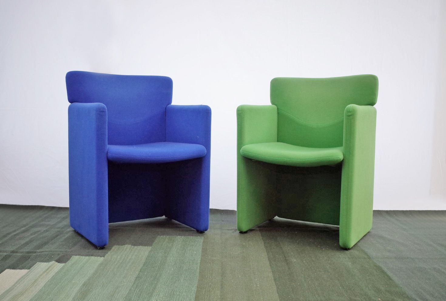 2 Italian Chairs Armchair Centro Progetti Tecno Model S148