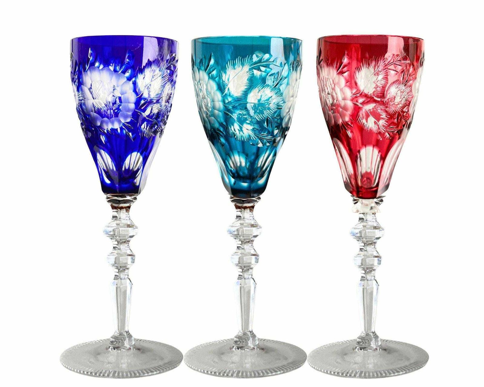 Kristallen Geslepen Champagneglazen | 6 Stuks | Meissen | Geschenken photo Woonaccessoires