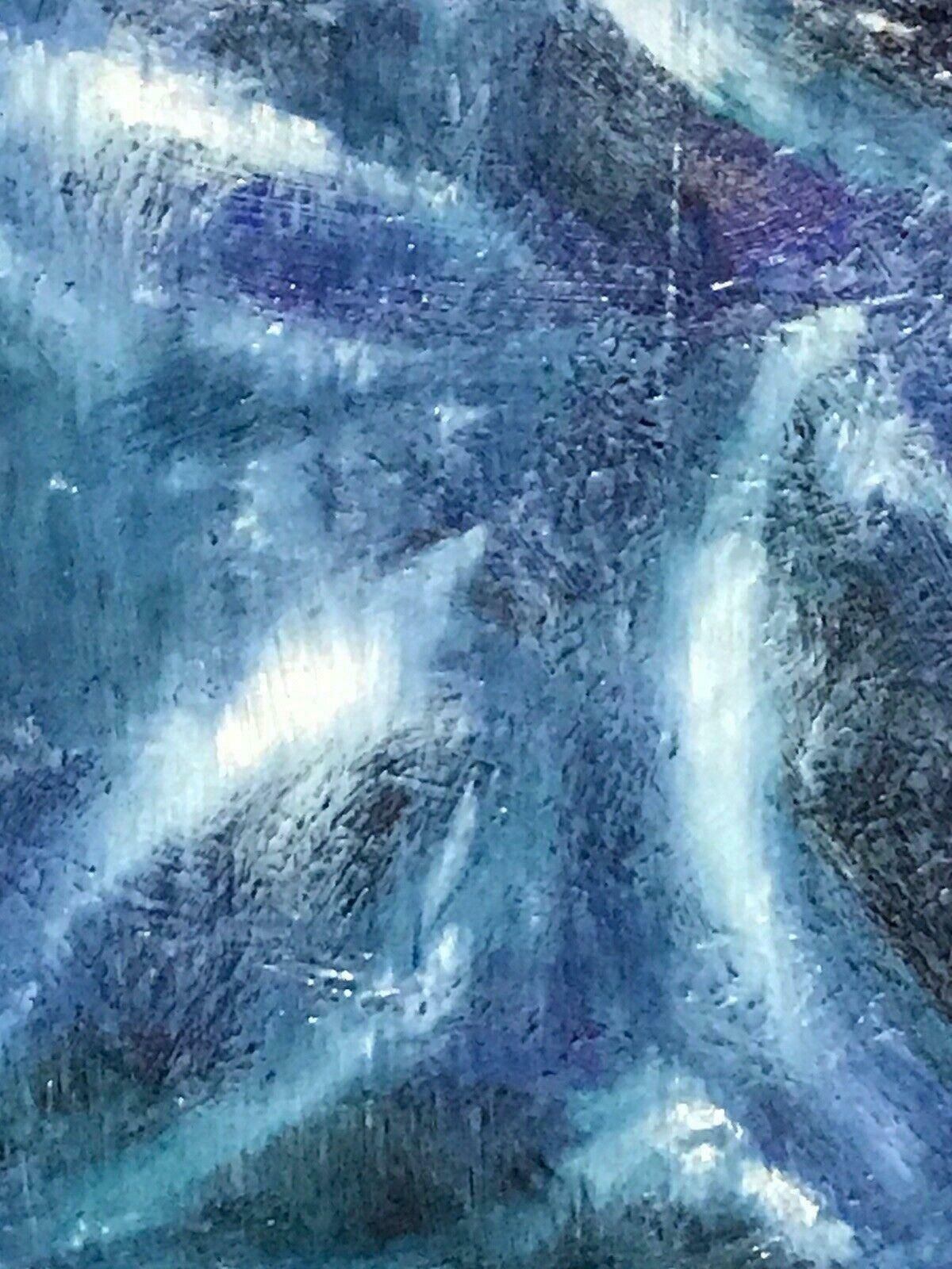 Sally Bradshawsally Bradshaw (B.1962) Contemporary Abstract British Painting   Blues & Whitesc.2017 photo Art