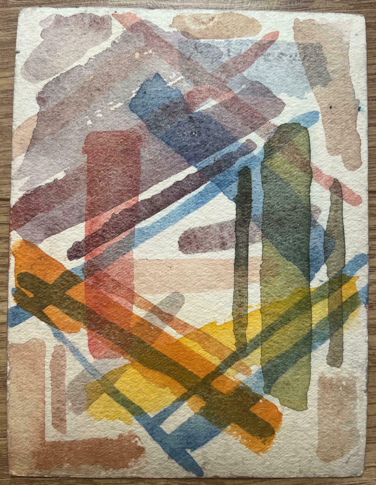 Maurice Mazeiliefrench Impressionist Watercolor Of Street Scene And Figures20th Century photo vinterior