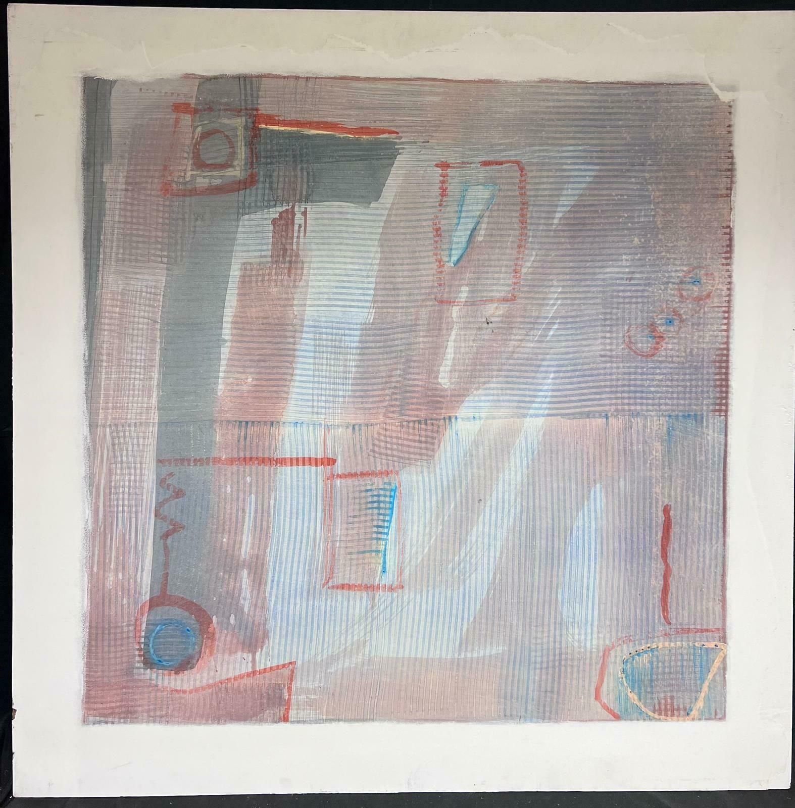 Jacques Coulais (1955 2011)huge French Expressionist Abstract Original Painting Artists Studio Provenancemid 20th Century photo furniture