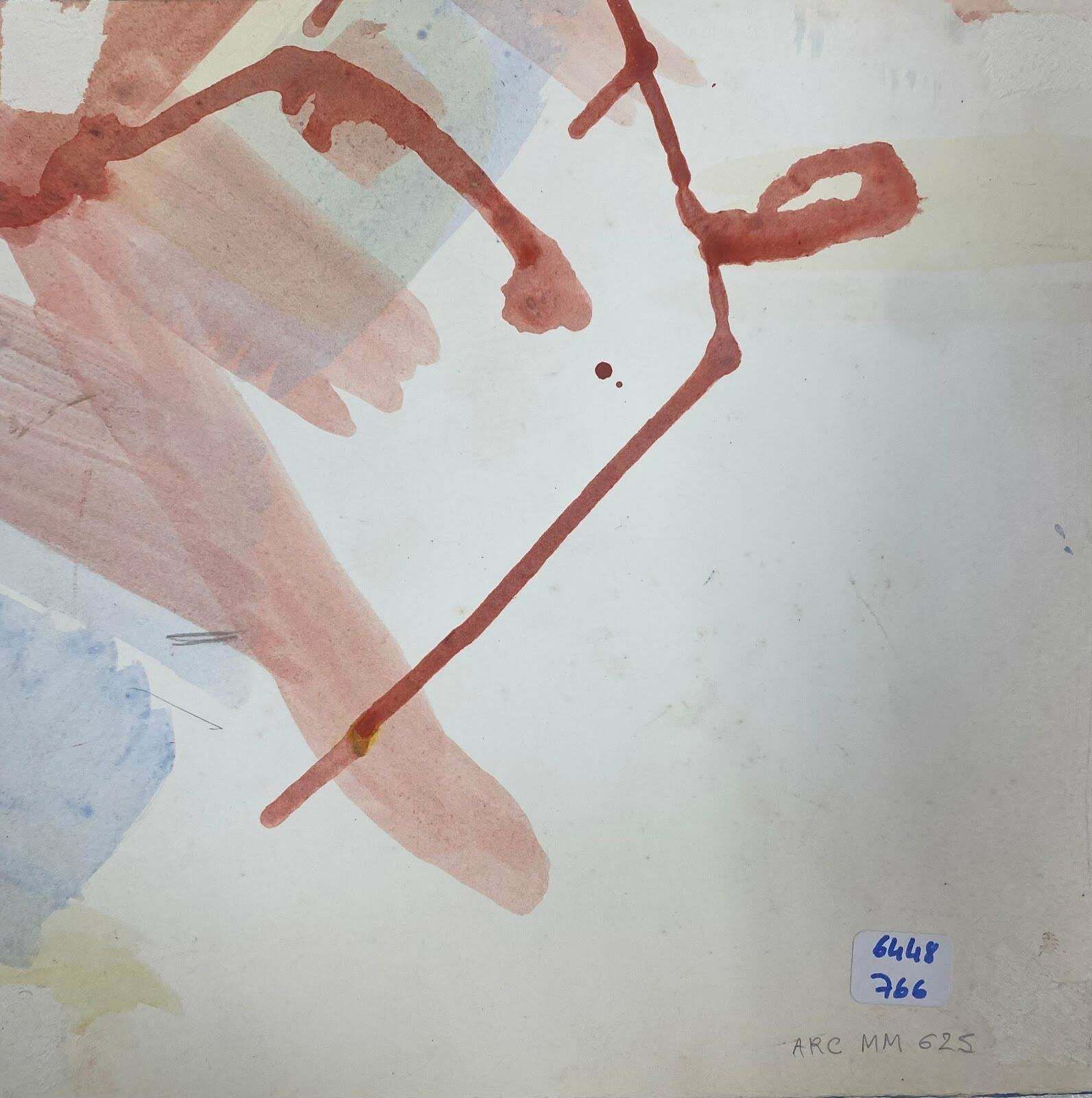 Jacques Coulais (1955 2011)french Expressionist Abstract Original Painting Artists Studio Provenancemid 20th Century photo furniture