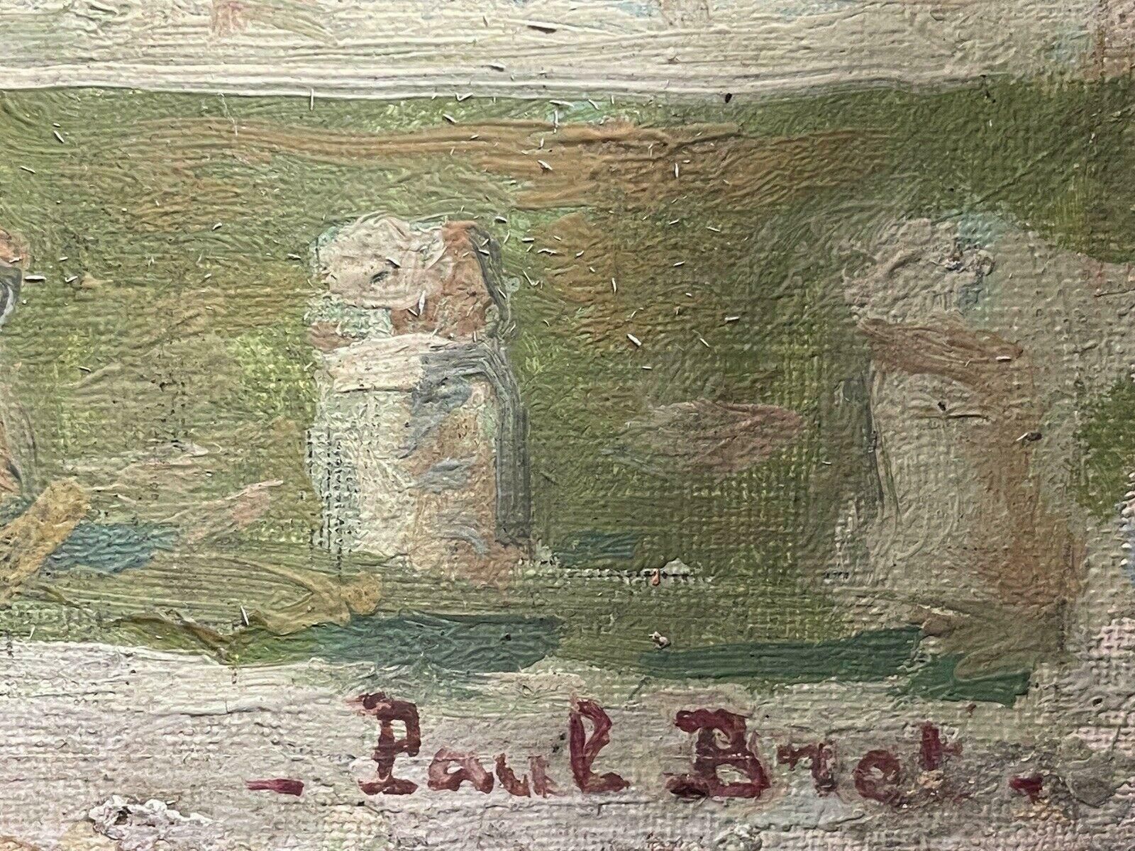 Paul Bretpaul Bret (1902 1956) Signed Impressionist Oil The Baptistry In Pisa, Italy photo vinterior