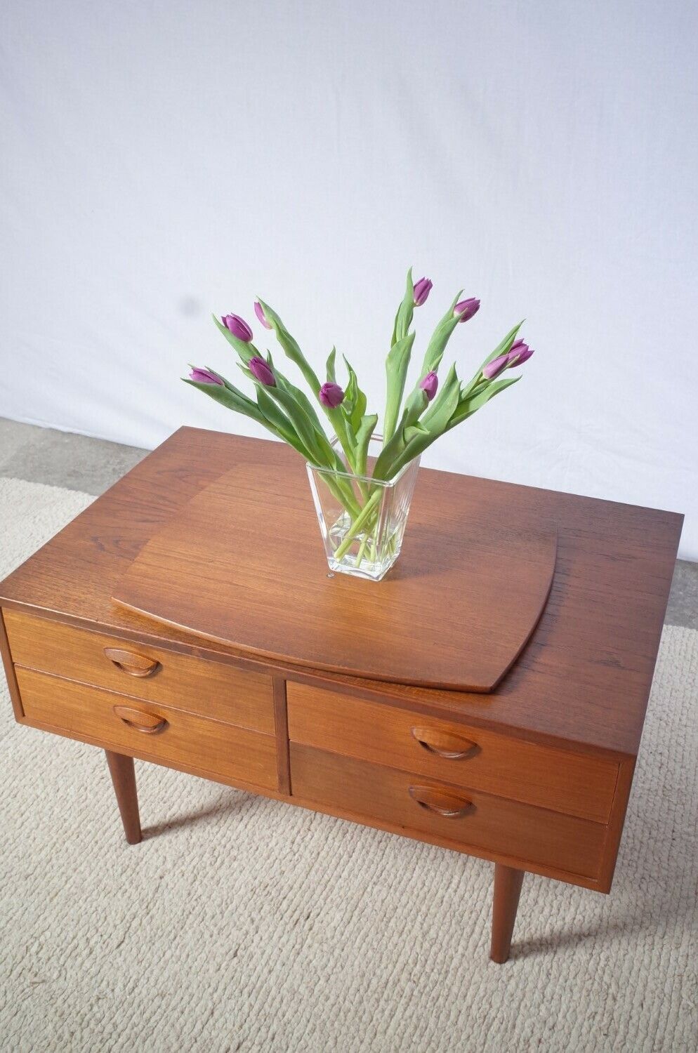 Mid Century Chest Of Drawers By Kai Kristiansen Teak Vintage Mid Century photo vinterior