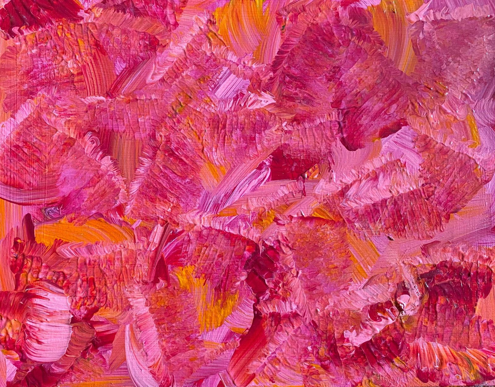 Sally Bradshawsally Bradshaw (B.1962) Contemporary Abstract British Painting   Pinksc.2019