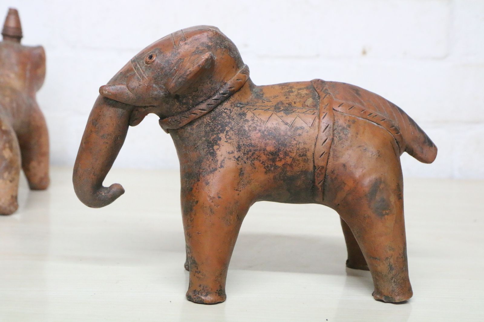 19th Century African Pottery A Collection Of 4 Hand Made Ceremonial Animal Figures photo buy