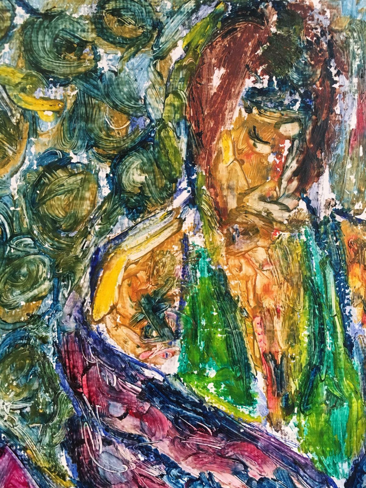 Kate Orrseductive Woman, Surrealist Impressionist Oil Painting, Signedc.2000s photo buy