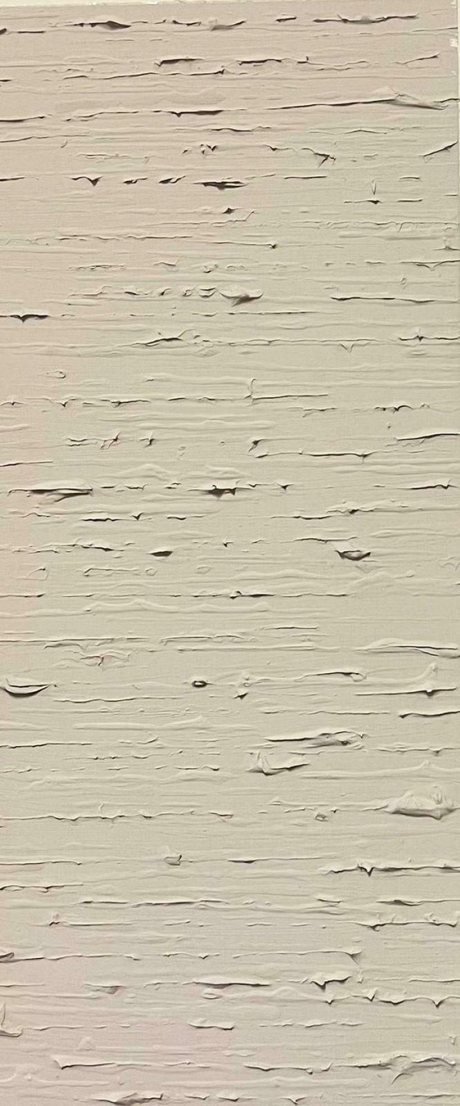 Contemporary British Very Thick Impasto Oil Paint White Abstract Modern British Painting