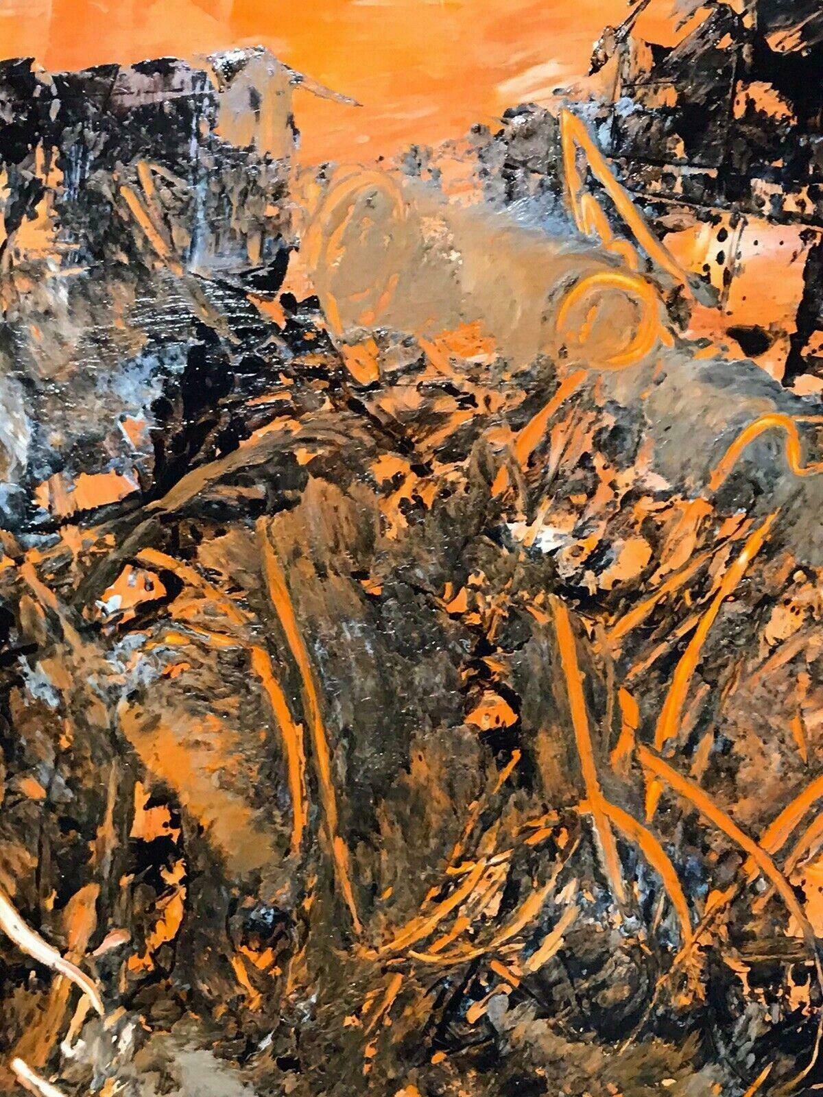 Unknown1980's French Abstract Oil Painting   Signed   Amazing Shapes & Colours20th Century photo for sale
