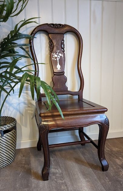 Queen Anne Style Wooden Dining Chair photo Furniture