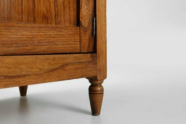 photo for sale Art Deco French Night Stand With Blue Stone Top, 1920s