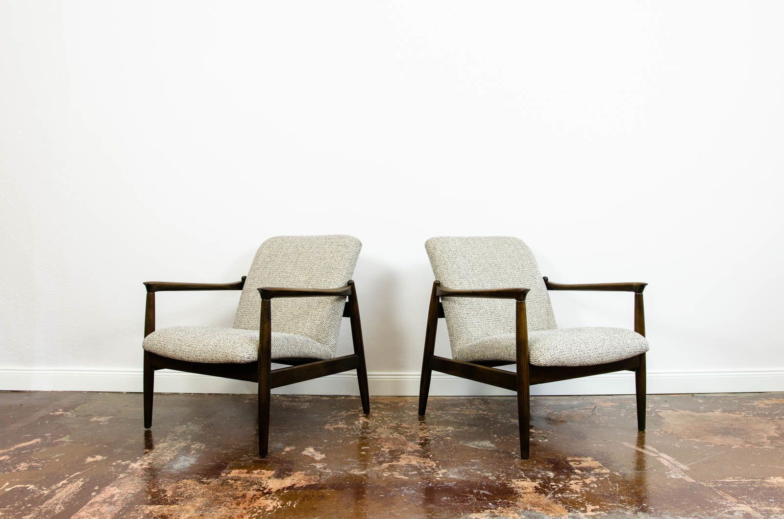 Pair Of Gfm 64 Armchairs By Edmund Homa 1960's photo 1400.0