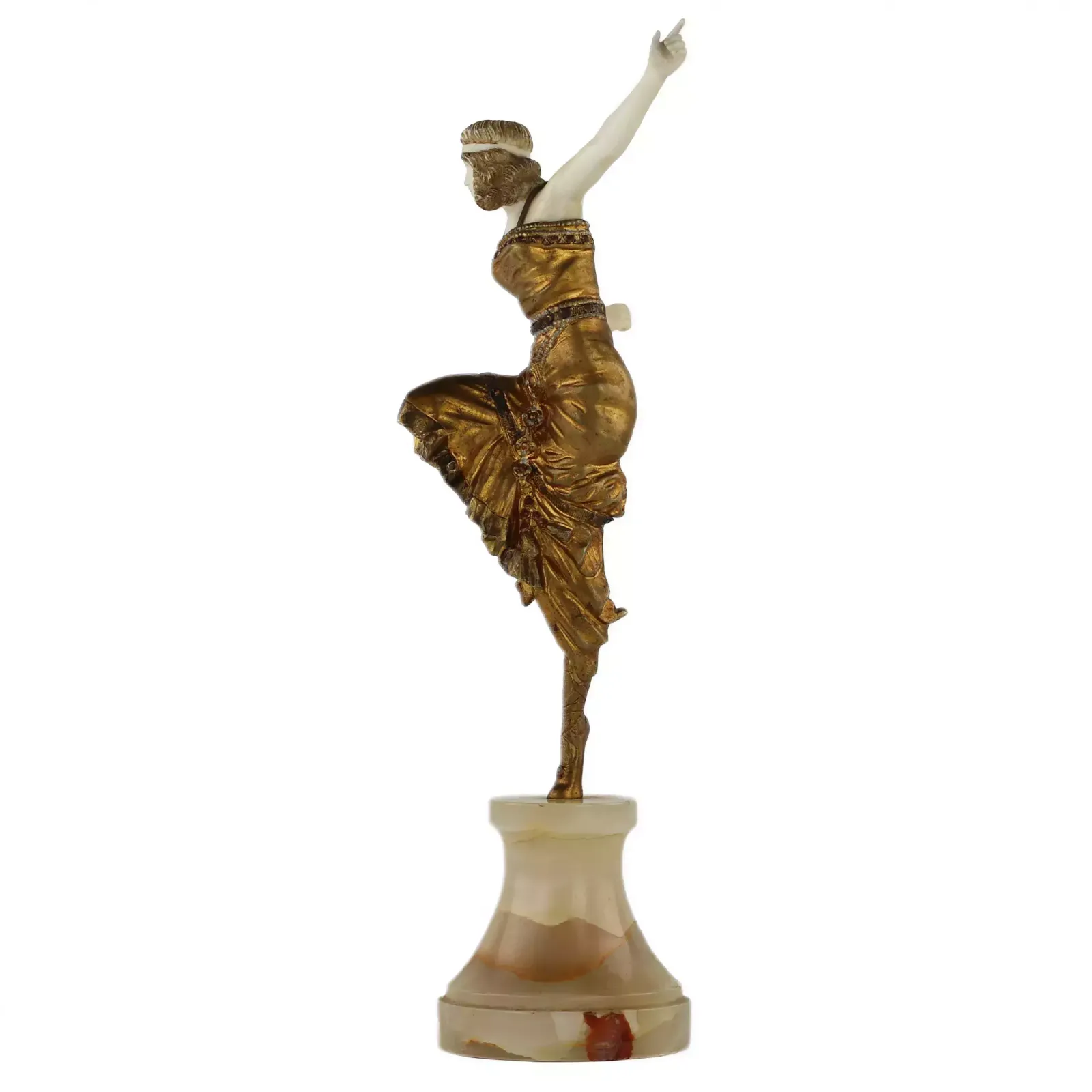 Bronze Figure Of A Russian Dancer. Paul Philippe 1920 photo vinterior