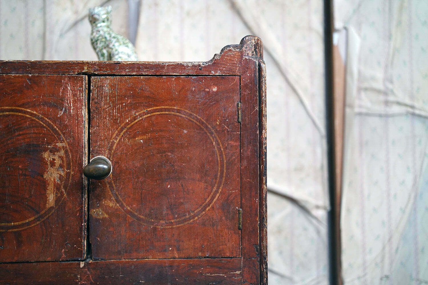 A George III Painted Pine Bedside Commode C.1780 photo for sale