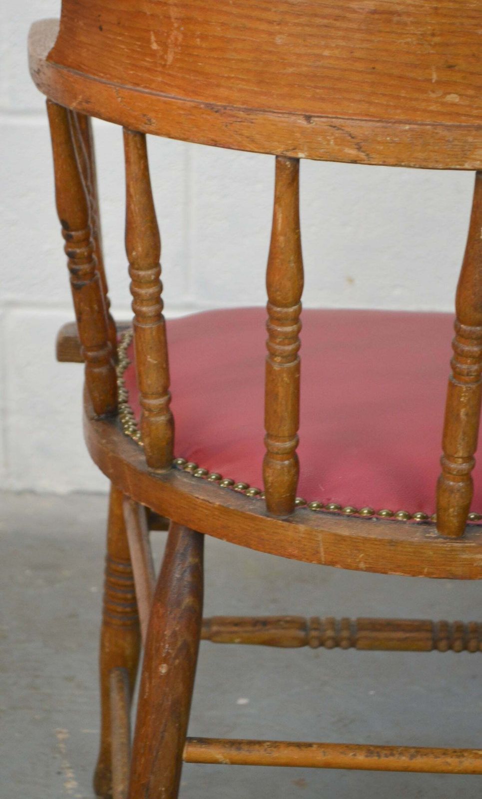 Early 20th Century Desk Chair, Upcycled photo 160.0