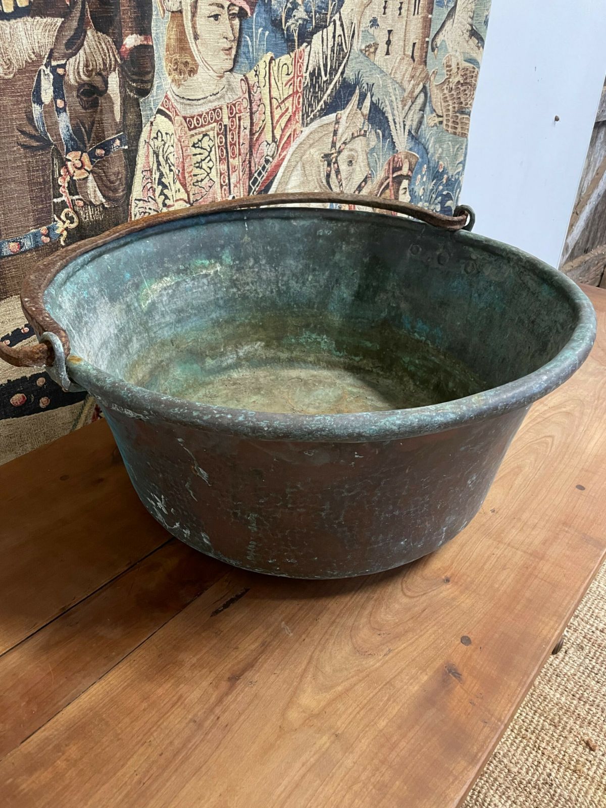 19th Century Copper Log Bin / Garden Planter photo 545.0