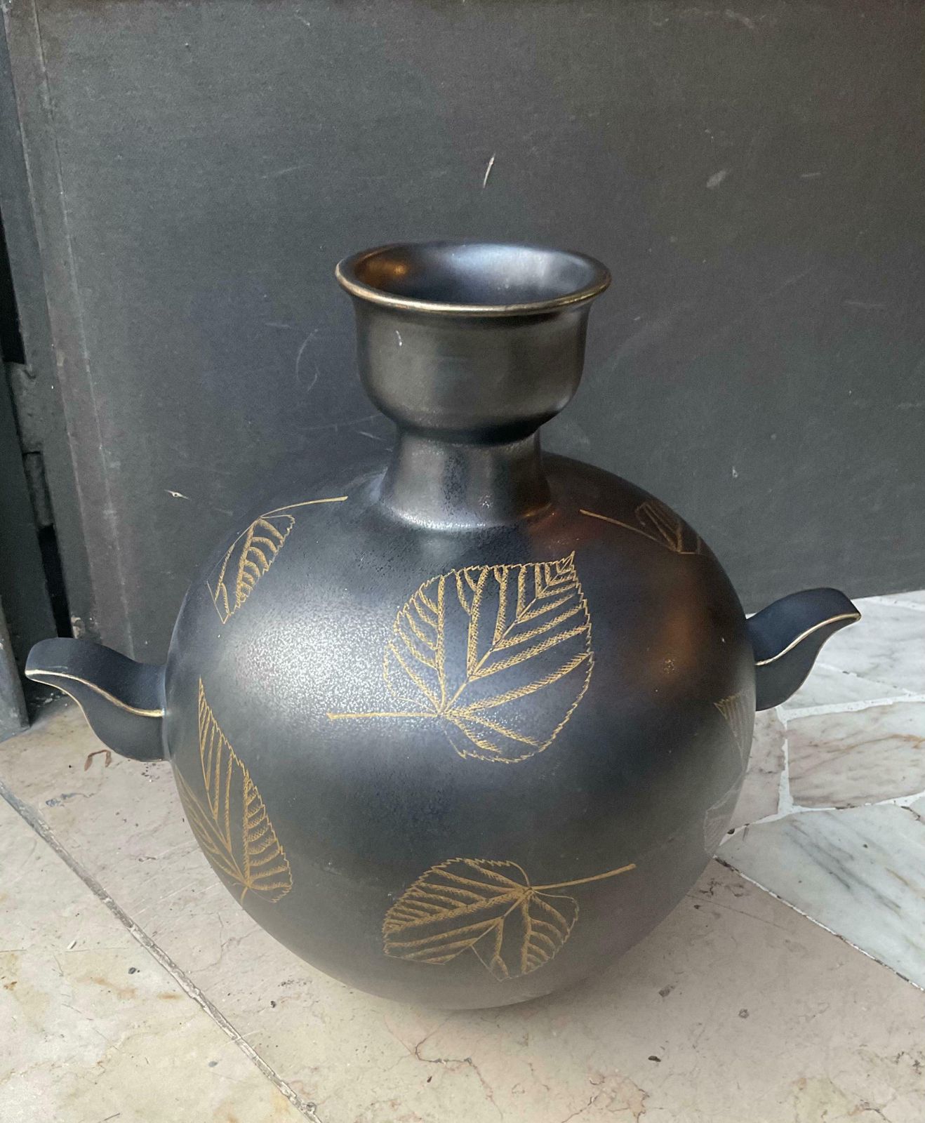 3996.0 Guido Andlovitz   Vase Model Monza 46  Glazed Strong Earthenware    Italy 1930 photo