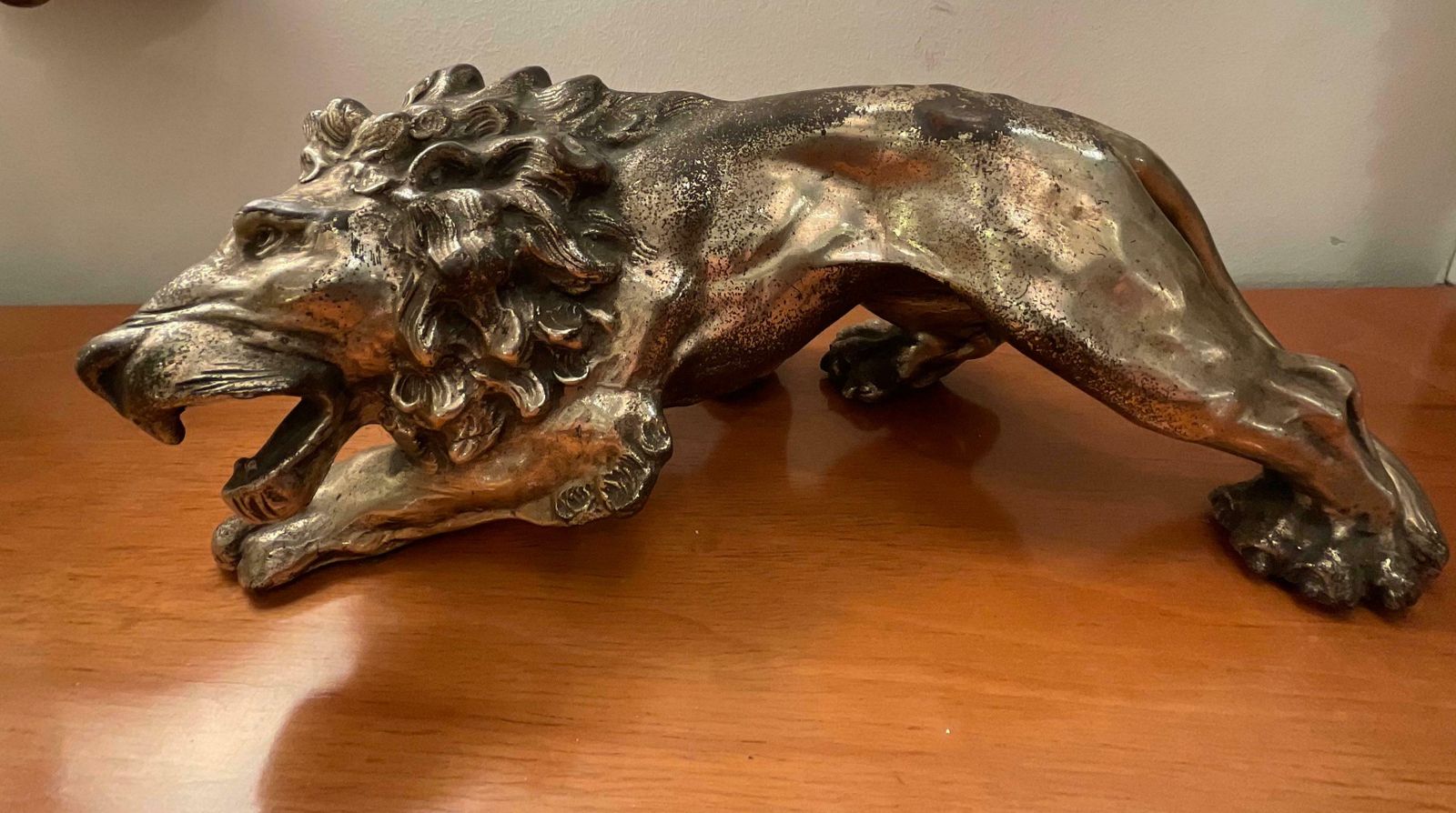 Mario Cacciapuoti   Silver Plated Copper Plated Stoneware   Made In Italy .1930 photo Art