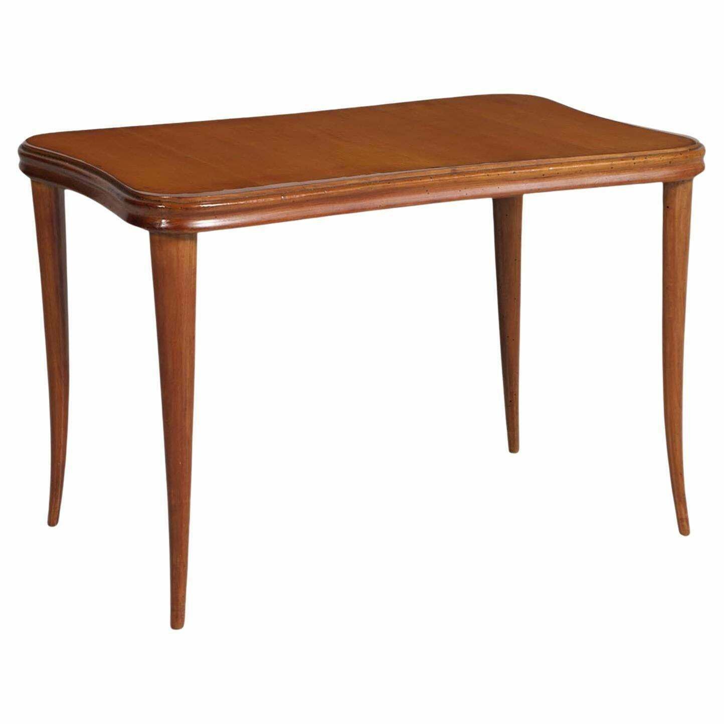 1950s Coffee Table By Paolo Buffa For Brugnoli Mobili Cantù , Beech And Rosewood