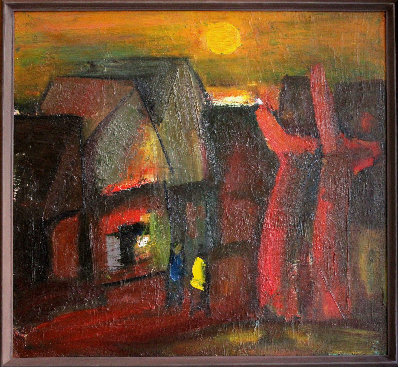 Aleksandr Rodin (1922 2001)evening. 1981, Oil On Canvas, 65x70 Cm1981 photo furniture