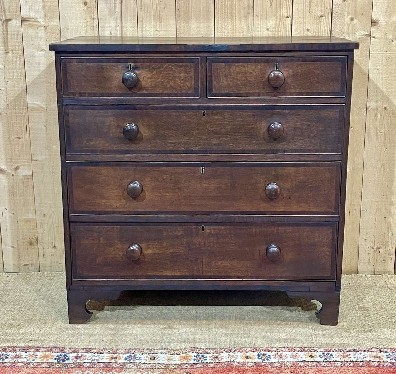19th Century English Chest Of Drawers In Oak photo 1560.0