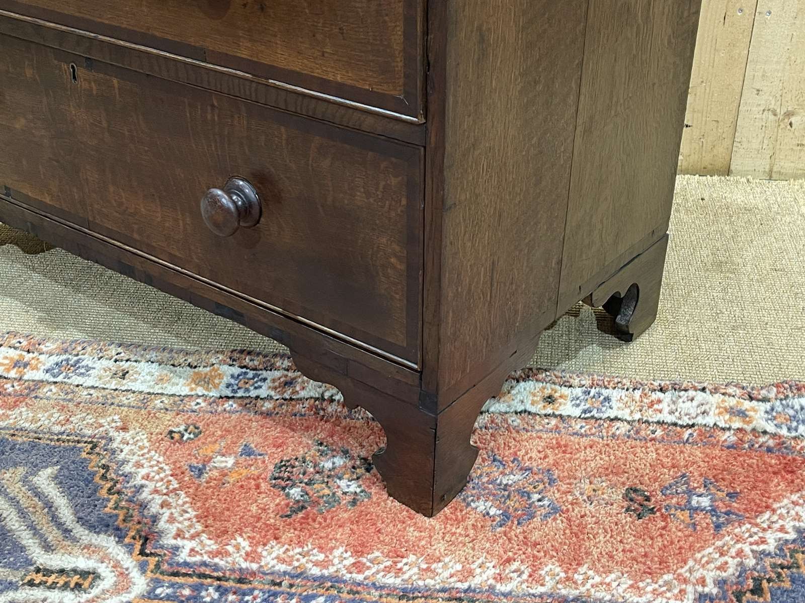 1560.0 19th Century English Chest Of Drawers In Oak photo