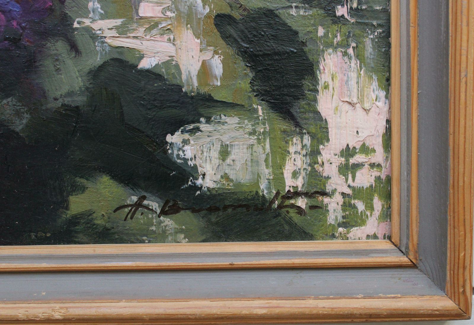 Alfejs Bromults The Purple Song, 1960. Oil On Cardboard, 68 X 80 Cm1960 photo 1498.0
