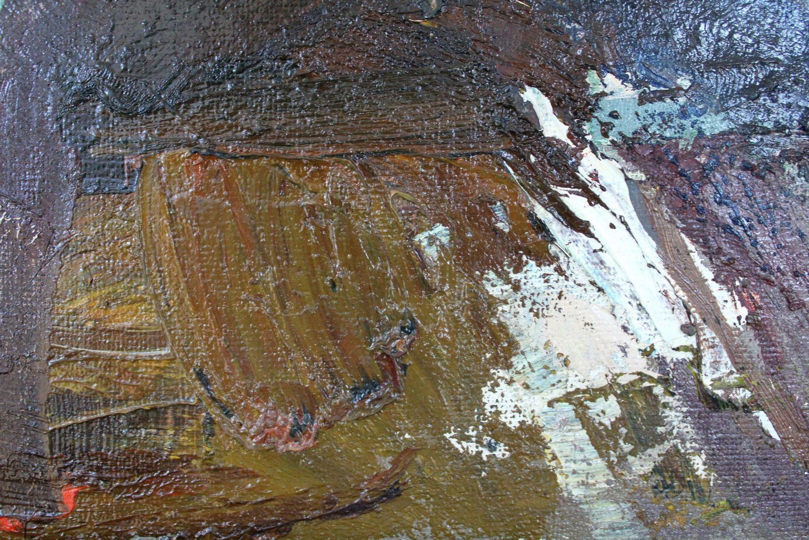 Aleksandr Rodin (1922 2001)village. Oil On Panel, 74 X 85cm photo buy