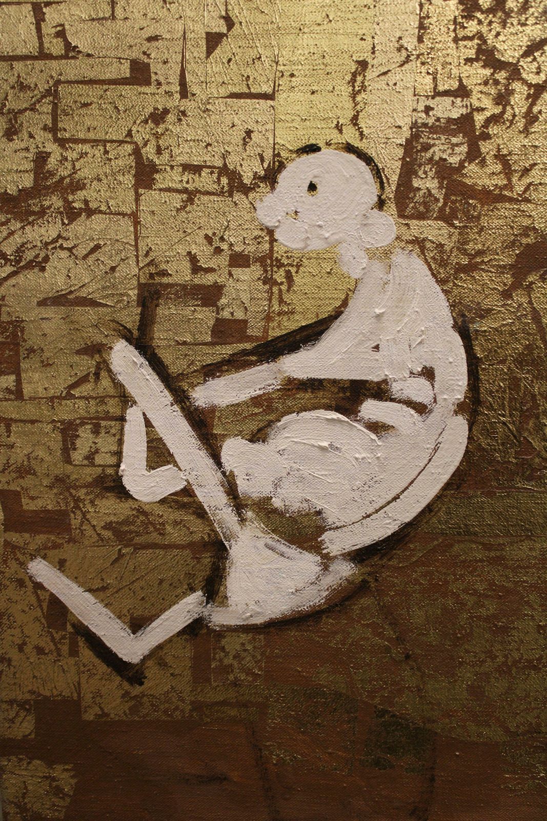 photo furniture Victor Karnauh In The Lightness Of Gold. Oil On Canvas, 150 X 180 Cm