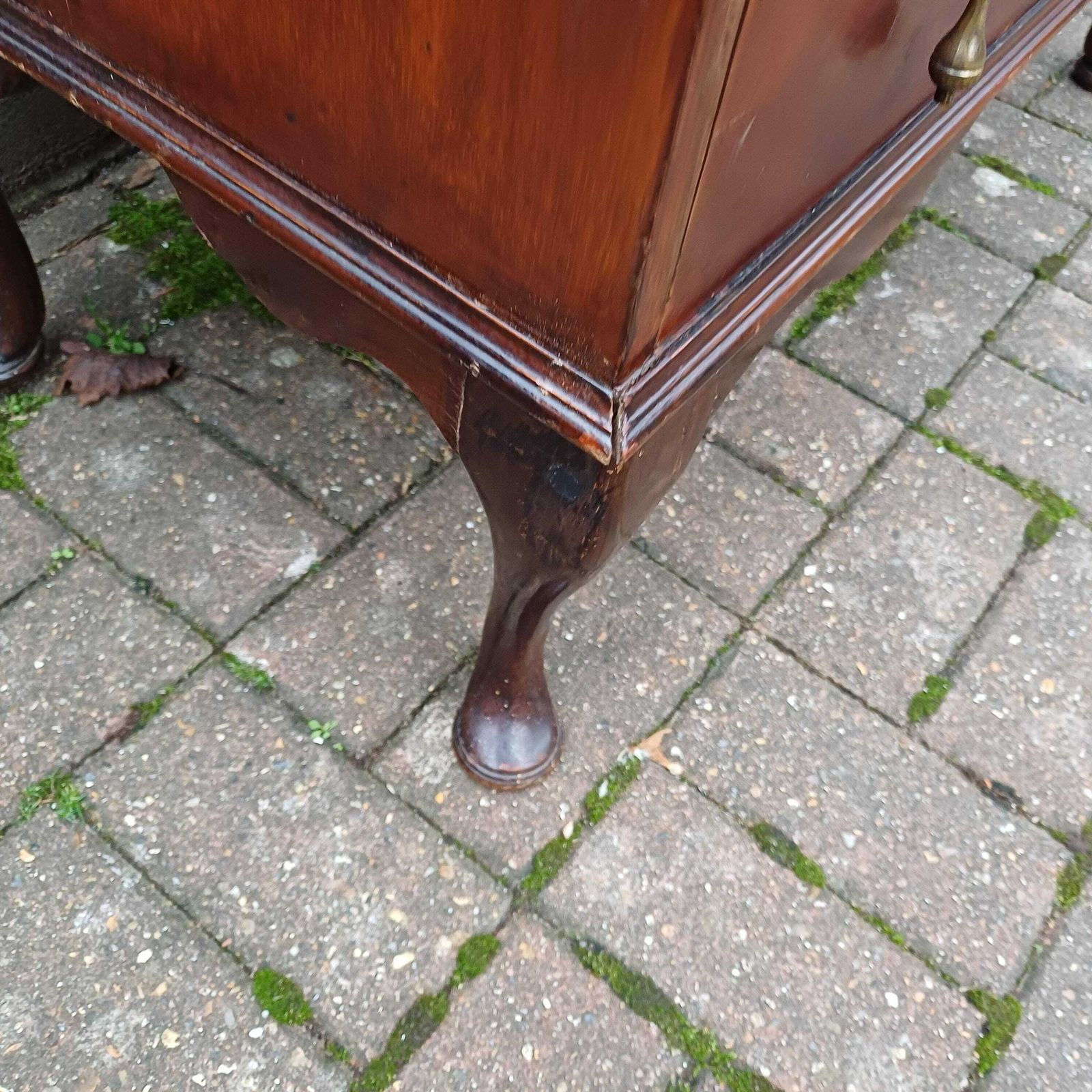 photo for sale Large Early 20th Century Mahogany Bureau Bookcase Chest Of Drawers Desk Glazed Cupboard