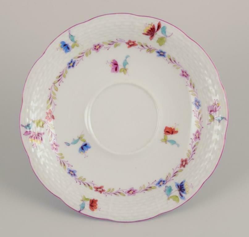 photo furniture Herend, Four Pairs Of Large Porcelain Teacups. Dated 1944