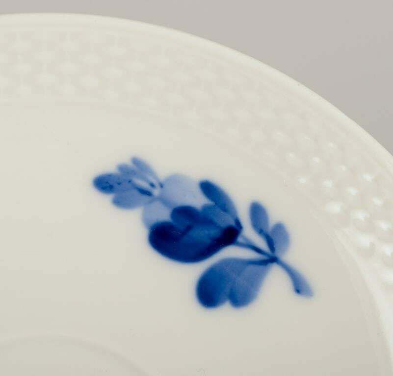 Royal Copenhagen Blue Flower Braided. Set Of Six Pairs Of Bouillon Cups. photo vinterior