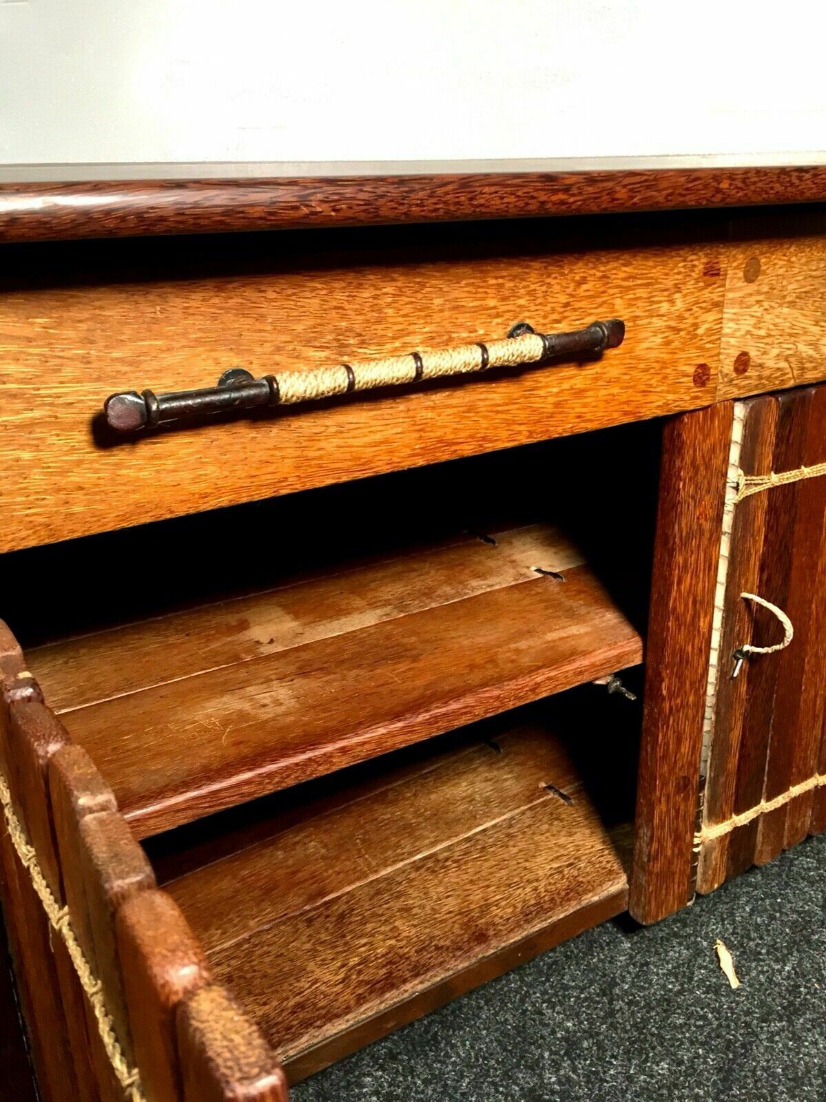 photo furniture Large Coconut Wood 'Messina' Sideboard By Pacific Green / Media Stand / Storage