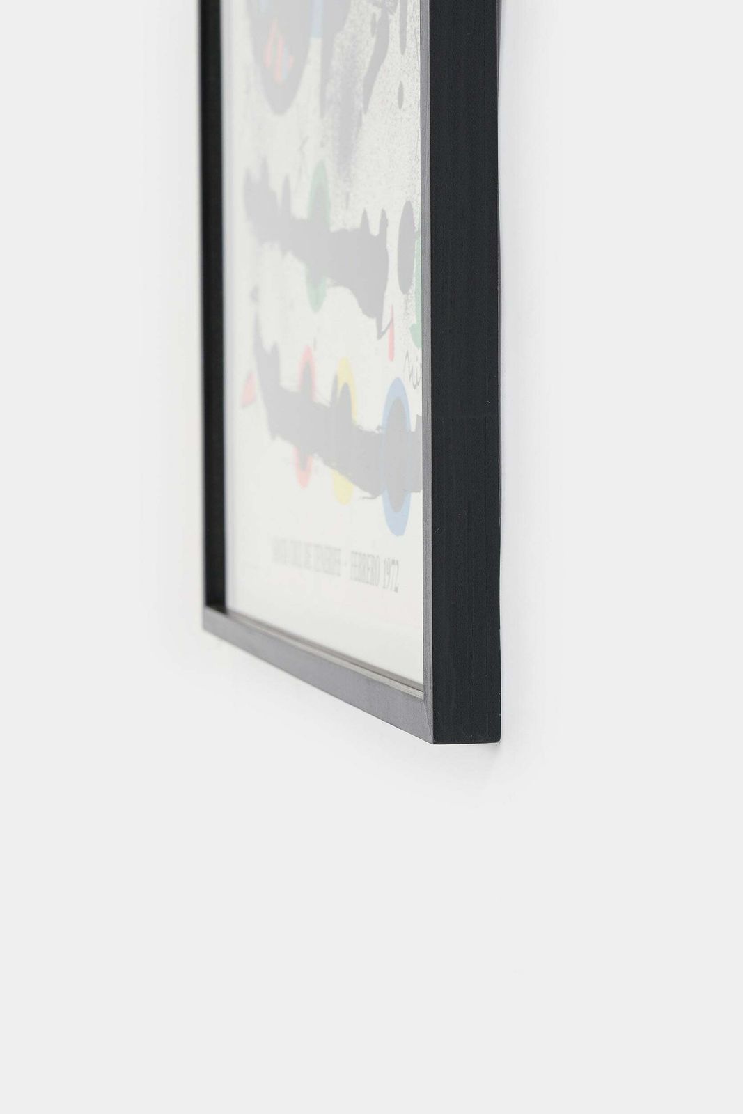 Joan Miro, Exhibition Poster, Framed, Spain, 1972 photo vinterior