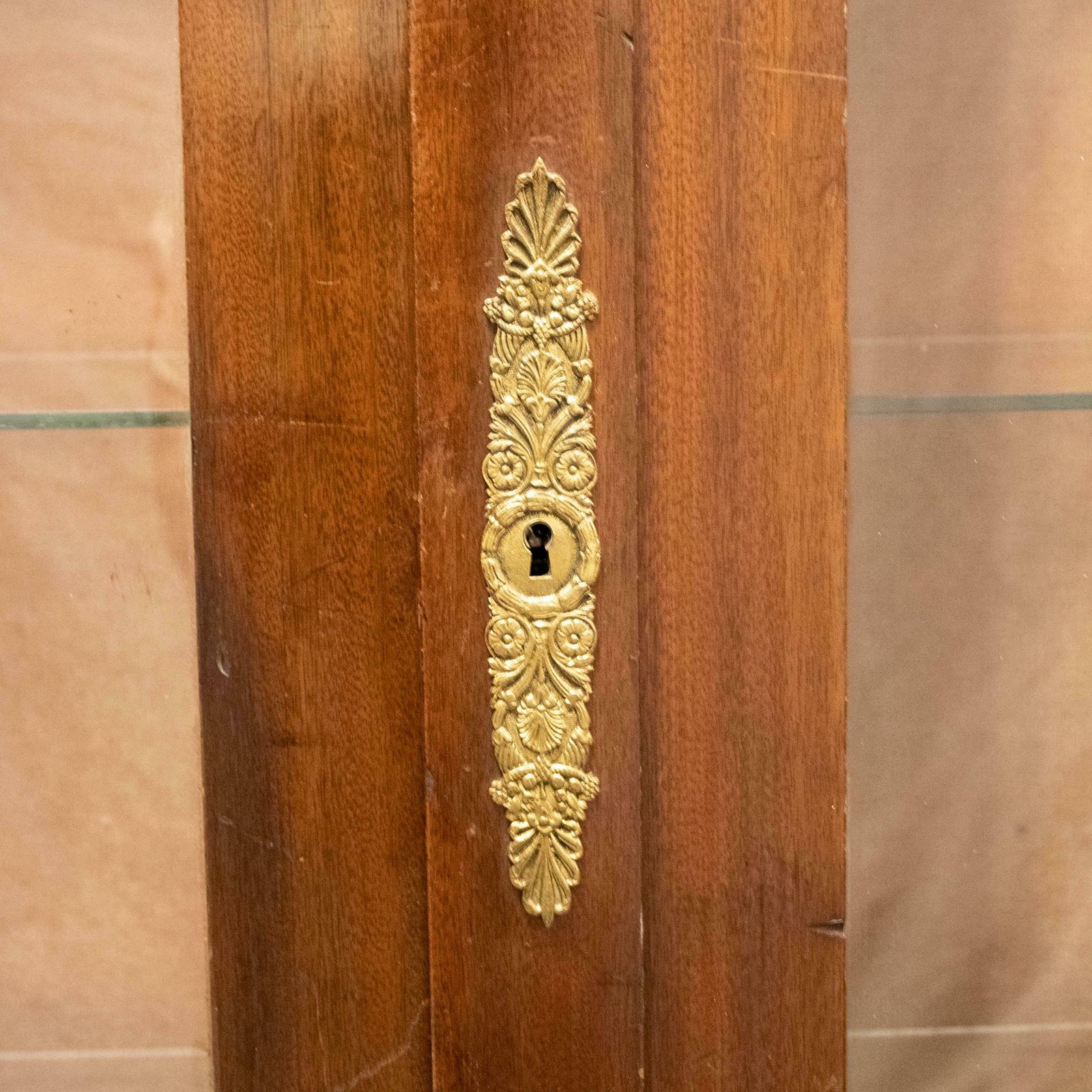 Two Door Oak Display Cabinet With Bronze Details, France, 19th Century. photo 7473.0