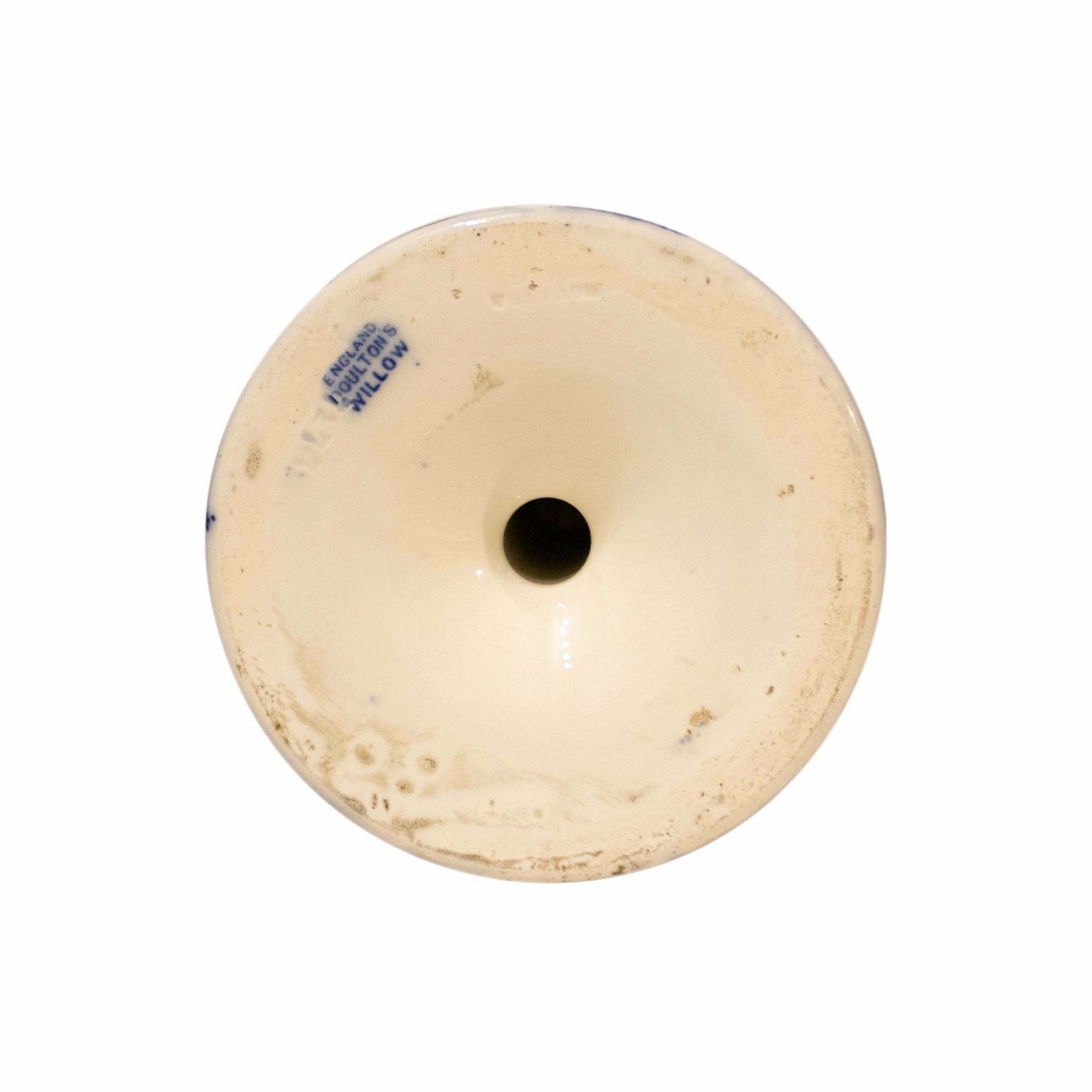 Dounton's Willow Porcelain Cnadlestick. England, Late 19th Century photo buy
