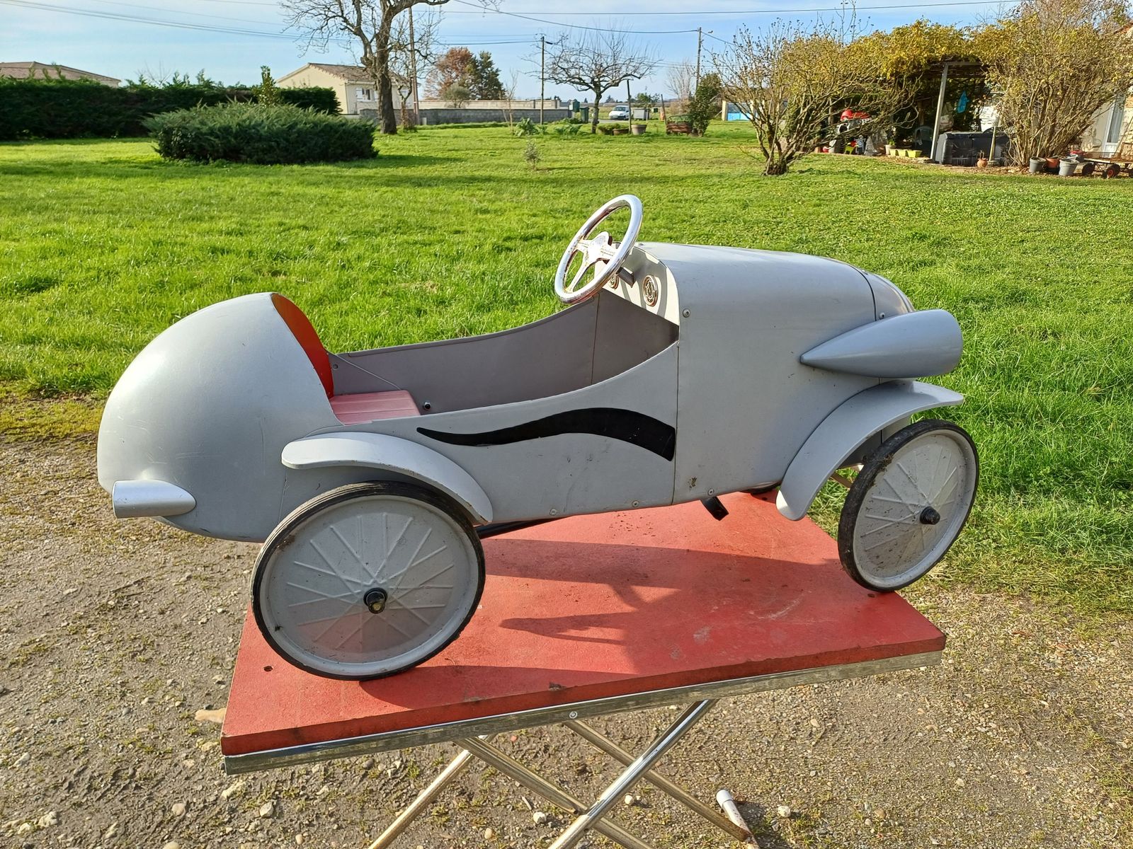 Home Decor Metal Pedal Car photo