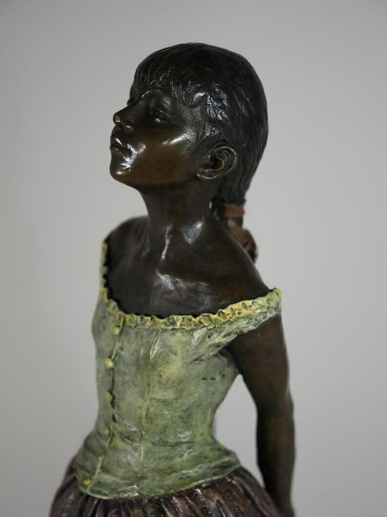 photo furniture Art Deco Bronze Bronze , 14 Year Old Ballerina Ala Edgar Degas Bronze Sculpture , Vintage Figurine, Signed Degas , Limited Edition