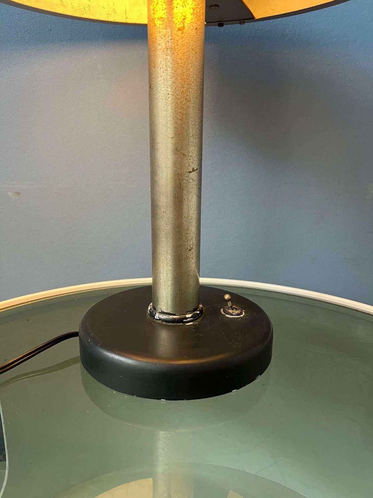 Zwarte Bauhaus Bureaulamp Uit De Jaren 1930 photo 497.0