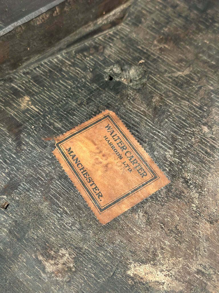 Furniture Carved Oak Antique Occasional Table By Walter Carter Harrod’s photo