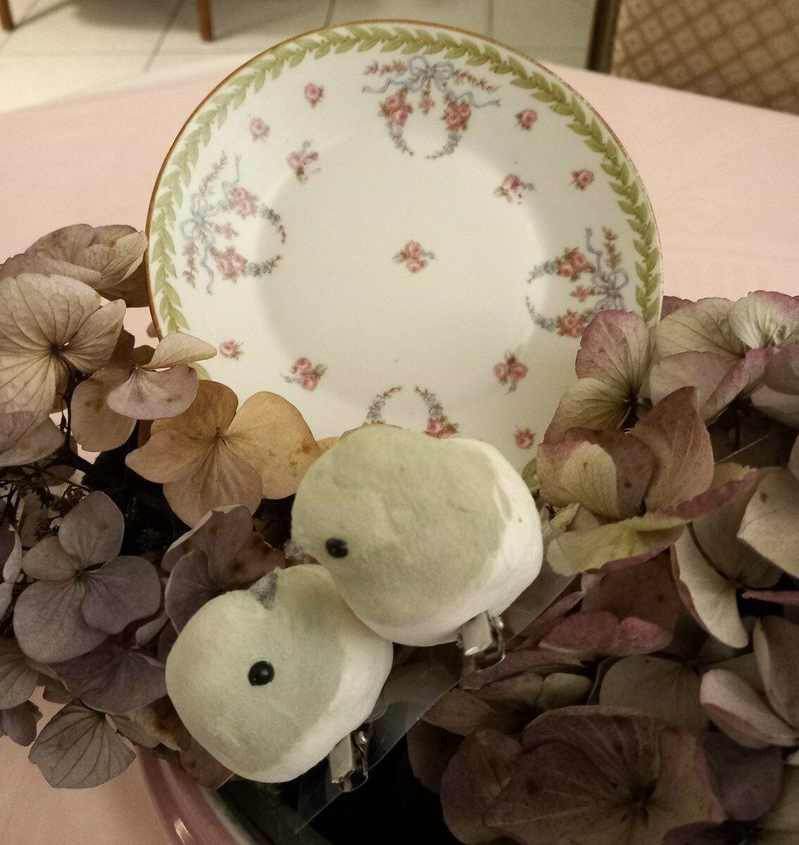 Louis XVI Style Tea Service In Limoges Porcelain photo for sale