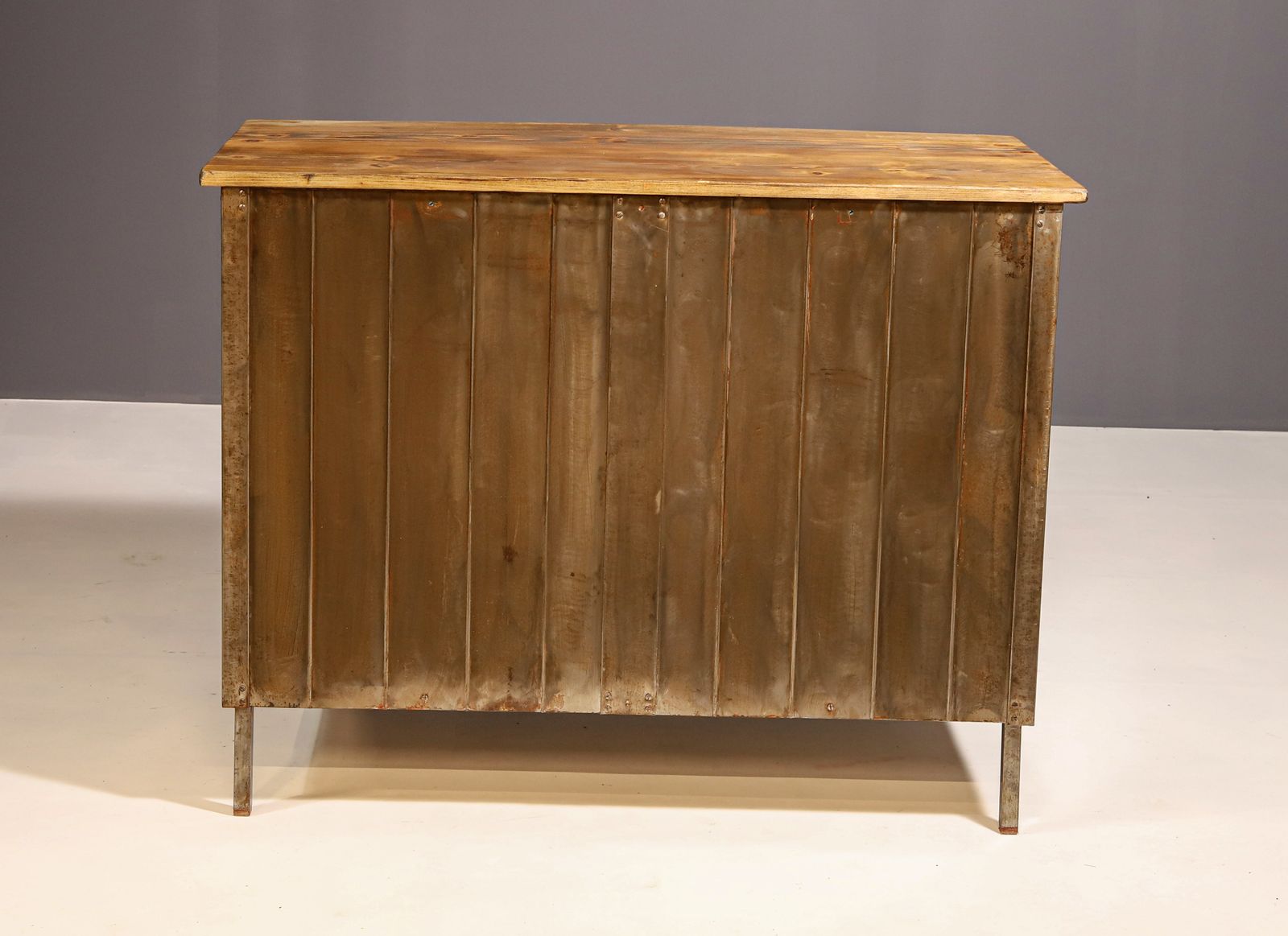 Industrial Iron Cabinet From The 1950s, Czechoslovakia photo 901.0