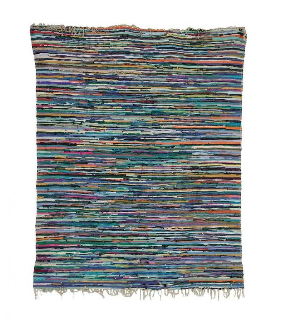 20th Century Swedish Traditional Cotton Rag Rug
