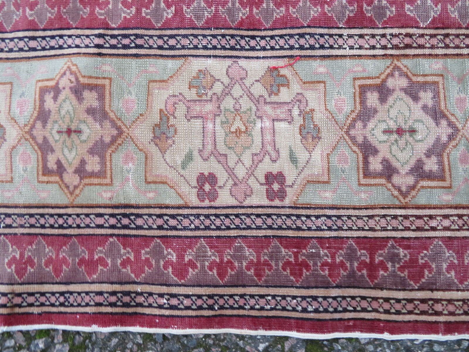 19th Century Turkish Transylvanian Prayer Rug. West Anatolia. 170cm X 125cm. photo 1995.0