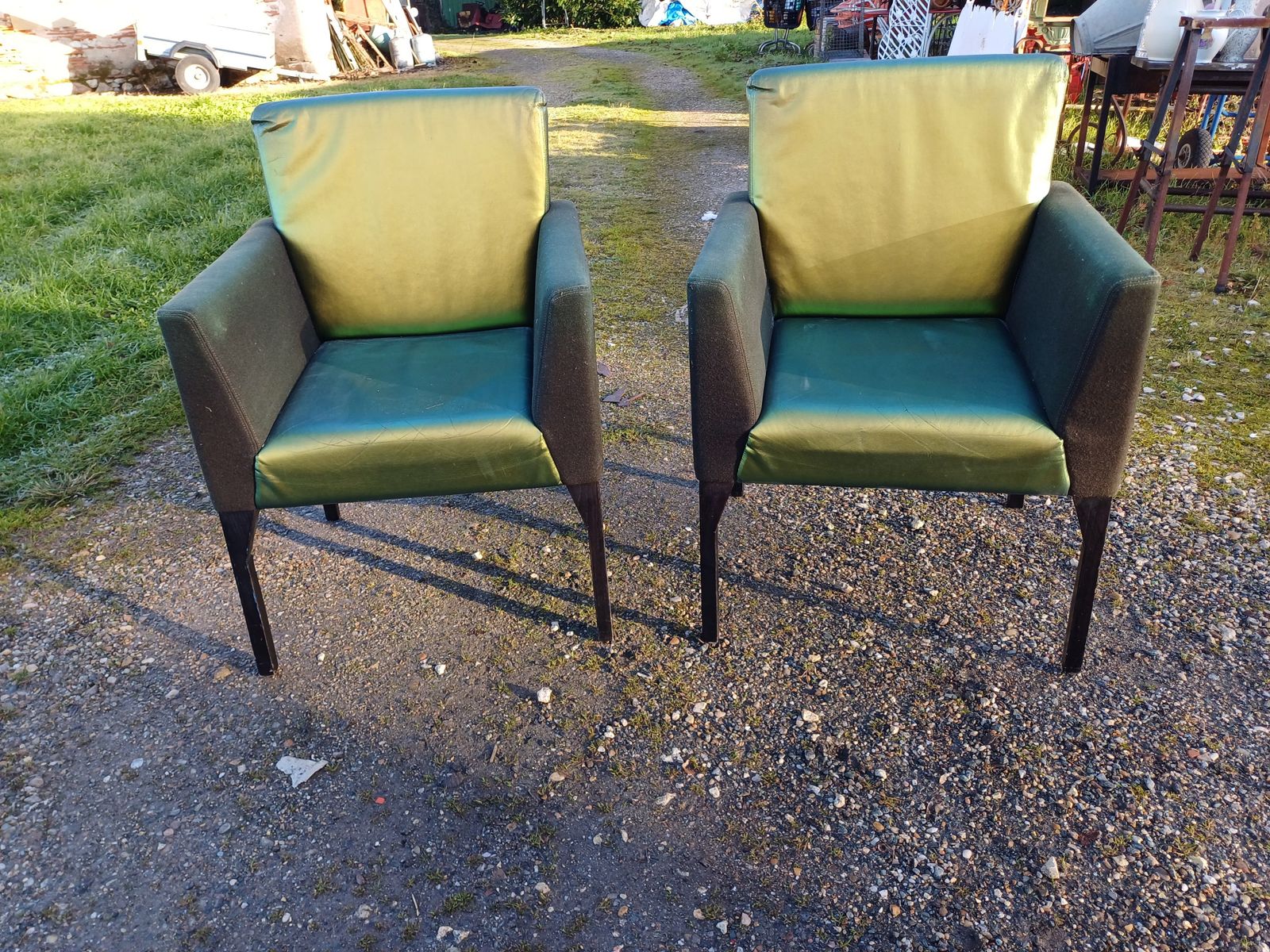Pair Of Armchairs By Imelda Brugiaffredo And Gian Carlo Tranzatto