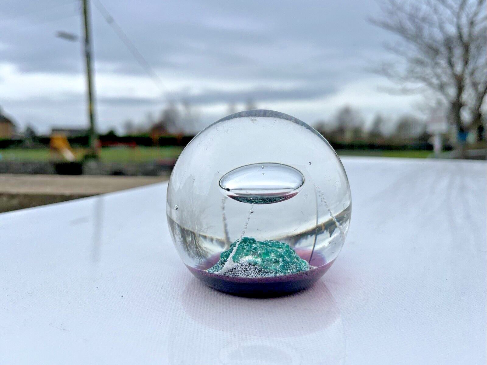 50.0 C1986 Caithness Glass Limited Edition 750 Star Ship C. Terris Paperweight Ct 445 photo