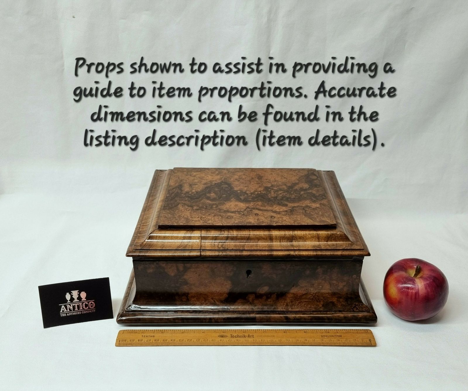 photo vinterior A Unique And Rare 18th Century Burr Walnut Veneered Box With Attractive Dusky Red Leather Interior, Suitable For A Variety Of Potential Uses