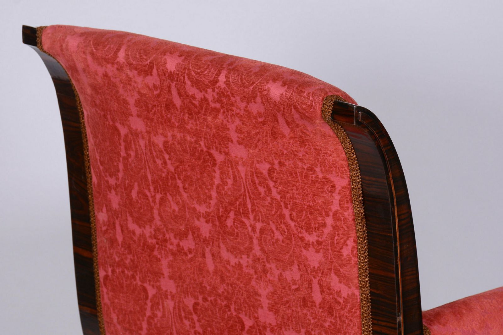 photo vinterior Restored Art Deco Armchair, By Pavel Janák, By Pud, Oak, Czech, 1910s